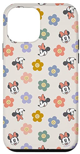 iPhone 12 mini Disney Minnie Mouse Springtime Flowers and Happy Smiles Case