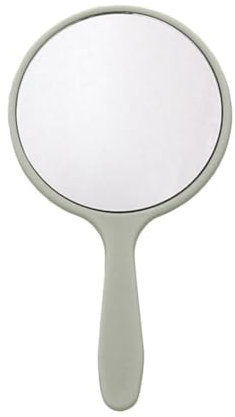 CTDWNT Kleiner Handspiegel, Reise-Make-up-Spiegel, Rund, 5.5 x 10 cm, Grün, Klassisch, Ungerahmt, Kunststoff oder Metall Rahmen, Glatte Oberfläche, Für Schminken, Reisen, Tisch