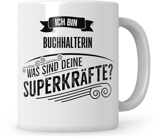 Sweetify Buchhalterin Tasse lustig Rechnungswesen Witz Bilanz Geschenk Buchhaltung