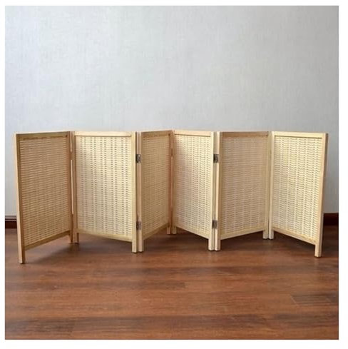 QINGYAN Dekorationen for Das Zuhause, 3/4/5-Panel-Trennwand, Mini-Faltschirm, Tragbare Sichtschutz-Trennwanddekoration for Das Büro(40X100CM-4PCS)