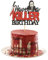 KufaerBeam Have a Killer Birthday Cake Topper Halloween Cake Topper Horror Birthday Decorations Vampire Diaries Cake Topper Horror Halloween Baby Shower Decorations Demon Slayer Cake Topper (A)
