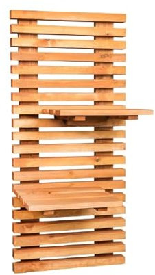 Werth-Holz Regal Wandregal Wandgitter Wandmontage Balkon Garten Holz 40x90 cm
