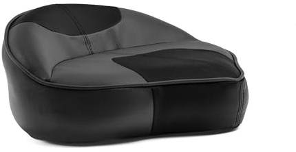 Waterside Siège de bateau Casting Boat Seat – Dark Series, Siège Stand Up pour bateaux, compact et rembourré, imperméable, facile d'entretien, ergonomique, noir, idéal pour bateaux de pêche et petits