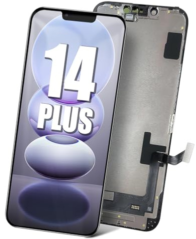 DTD Kit di Riparazione Schermo LCD per iPhone 14 Plus 6.7 FHD Touch Digitizer 3D (Modelli A2632 A2885 A2886 A2887 A2888)