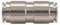 Giunzione raccordo innesto rapido OMG 524 D 12 per tubo 12 mm aria compressa