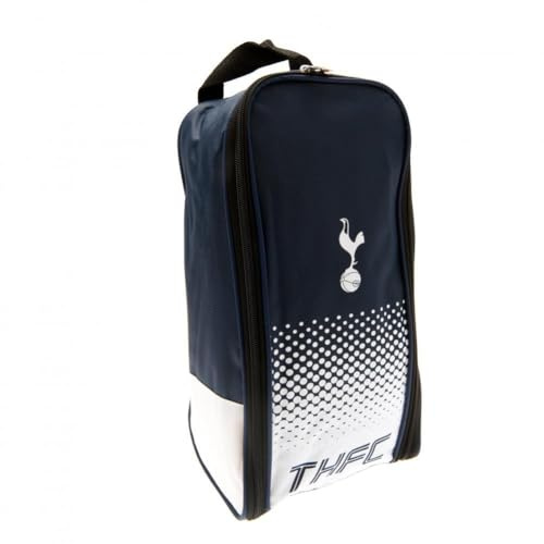 Tottenham Hotspur FC Official Crest Design Fade Sports Shoe Bag (One Size) (Navy/White)