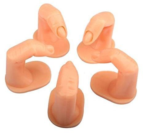 Gemini_mall® 5 x Practice Fingers for Acrylic, Gel & Nail Art