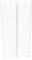 Door Push Finger Plate Protector Acrylic Panel with Screw Holes (650x75mm, Clear)
