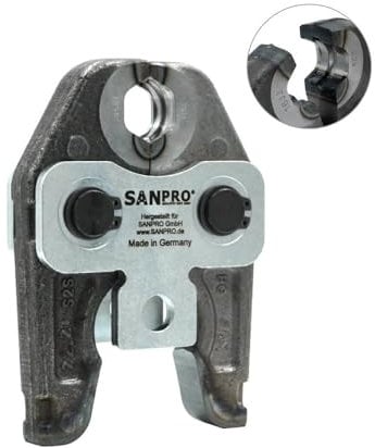 Sanpro Pressbacke/Presszange - Z.B. für Kupfer-Fittings + Kupferrohr Pressen (V28)