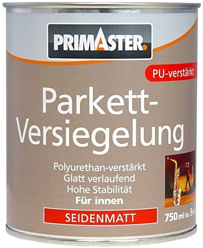 Primaster Parkettversiegelung farblos 750 ml für Innen leicht zu verarbeiten