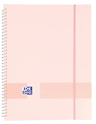 Oxford Live & Go Lot de 20 pochettes en plastique opaque Rose vif
