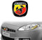 Abarth Adesivo 3D Logo Scudetto Ufficiale per Fiat Bravo, Anteriore, 75 x 69 mm