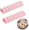 100 Sheets Greaseproof Paper Food Wrapping - Waterproof Burger & Sandwich Wax Paper for Picnics, Baking, Fish and Chips | Heart Basket Liners (10x8.7 Inch) Food Grade