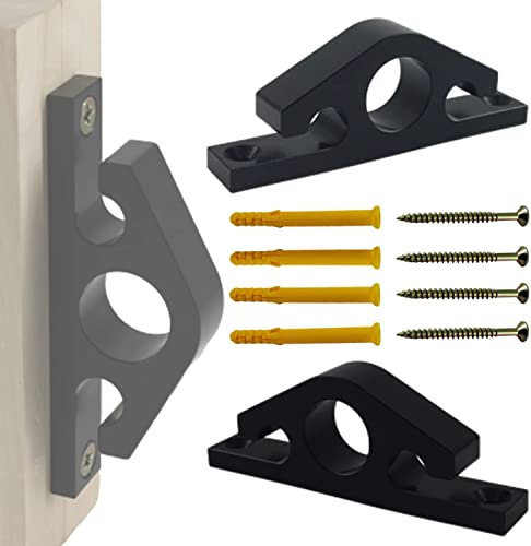 VANROUG 3 Pcs Resistance Band Wall Anchors - Space Saving Wall Mount Anchors for Home Gym Workouts, Strength Training, Physical Therapy Exercise, Fitness with Mounting Screws