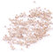 LOT DE 300 PERLES A ECRASER RONDES METAL OR ROSE DIAMETRE 2 mm - CREATION PERLES