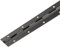 Gedotec Klavierband zum Schrauben | Türband gerollt | Tür-Scharnier Schwarz matt | Anschraubband 600 x 32 mm | STABILO | Möbelscharnier gebohrt | 1 Stück - Stangenscharnier