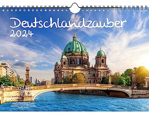 Deutschlandzauber DIN A4 Kalender für 2024 Urlaub Reisen Städte Deutschland - Seelenzauber