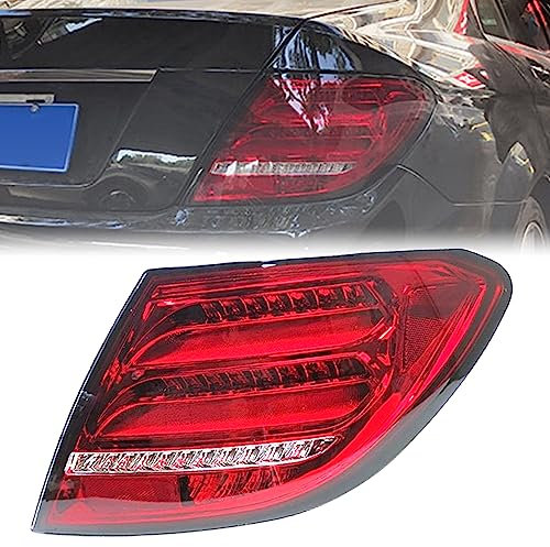 SUROK Rücklicht Rückleuchte für Benz W204 C300 C250 2007 2008 2009 2010 2011 2012 2013, Auto Rücklicht Montage Bremslicht Blinker Links Rechts Ersatzteile,Right 1PCS