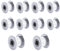 Super Print GT2 Umlenkrolle GT2 Idler Pulley 20 Zähne Bohrung 5mm für Voron 2.4 für 3D Drucker 9mm/10mm Breite GT2 Zahnriemen.(10Stück)
