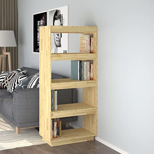 AJSEOYBS küchen königlich,eckregal stehendBücherregal/Raumteiler 60x35x135 cm Massivholz KieferGeeignet für Schlafzimmer, Arbeitszimmer, Wohnzimmer, Büro, Empfangsraum