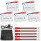 ZYGY 5PCS 3.7V 800mAh Lipo RC Drone Battery with 5-in-1 Charger JST Plug for SYMA X56W MJX X400W X300C X800 HS110 HS200 S670 V950hd S1750 V2450 RC Quadcopter