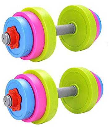 SRMAN 2X Kinder Hantel Spielzeug Sensorische Trainingsgeräte Kinder Gewichtheber Kinder Spielzeug Langhantel Spielzeug Set Hantel Spielzeug Set, 750029310