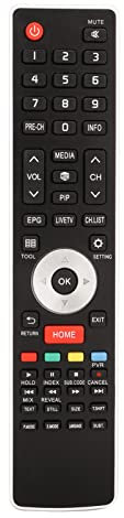 Gigicial MBE699 Universal-Fernbedienung Für Hi Sense Smart Television, Universal-Fernbedienung, Einfache Einrichtung, Ersatz-Smart-TV-System-Fernbedienung Für Hi Sense TV