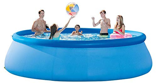 Piscina inflable grande de 144 pulgadas, plegable, para perros, piscina familiar de verano, entretenimiento acuático, bañera, verano, patio, fiesta acuática