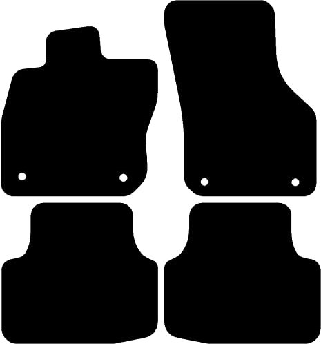 Kovvar Fußmatten passend für Skoda Octavia 2020-2024 Passend zur Ausführung: 4 | Combi/Limousine | eTEC | Qualität: Comfort