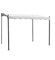 Gazebo Pergola 3x2,5 m in Acciaio Antracite