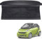 Laderaumabdeckung Kofferraum für Smart 451 Fortwo 2007-2014 Schutz Abdeckung Cargo Cover Schwarz Ausziehbar Kofferraumabdeckung Rollo