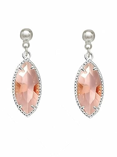 Gemshine - Damen - Ohrhänger - ROSE DROPS - Europäischer Schmuck: Qualität liebevoll hergestellt