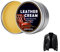 Lederfett Farblos,80g Ledermöbelsalbe,Lederbalsam,Couch-Möbel-Leder-Restaurierungsbalsam,Reparatursalbe Für Ledermöbel,Protective Leather Salve,Lederreinigung,Geeignet für Lederschuhe,Möbel,Gürteln
