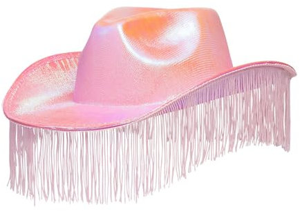 Boland - Cowboyhut Fabulous, Hut für Faschingskostüme, Karneval, Mottoparty, JGA und Western Kostüme, Rosa