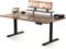 Devoko 180×80cm Electric Height Adjustable Desk, with Monitor Stand, Computer Desk, with 2 Height Memory Functions, for Bedroom Study Office(Rustic Brown)