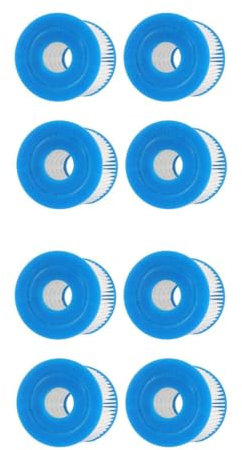 Kisangel 2 Series De Filtro De Repuesto para Depuradora De Piscina Filtro para Bomba De Agua De Piscina Limpieza Y Circulación del Agua 4 Piezas X 2