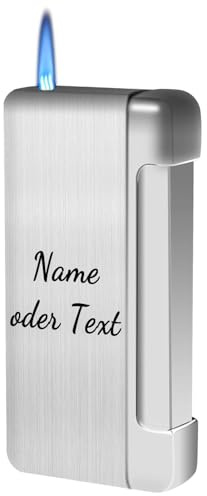 Loongway Feuerzeug Personalisiert Sturmfeuerzeug mit Namen Geburtstagsgeschenk Mann Geschenke für Männer Geburtstag Personalisierte Geschenke