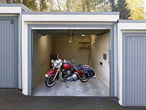 Pfiffig-Wohnen Garagentor Deko Motorrad