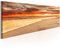 decomonkey Bilder Strand Meer 150x50 cm 1 Teilig Leinwandbilder Bild auf Leinwand Vlies Wandbild Kunstdruck Wanddeko Wand Wohnzimmer Wanddekoration Deko Sonnenuntergang Landschaft