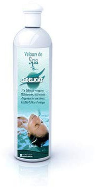 Camylle - Velours de Spa Le Délicat - Fragrances à base d'Huiles Essentielles 100% Pures et Naturelles pour Spa ou Jacuzzi - Aux arômes d'agrumes sur une douce tonalité de fleur d'oranger - 250ml
