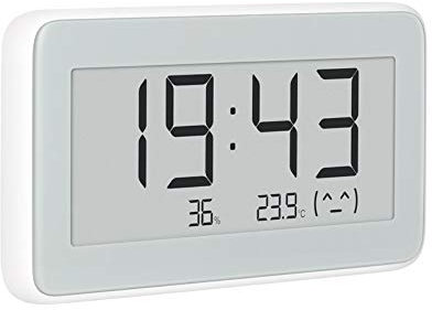 Xiaomi Mijia LYWSD02MMC Reloj de Sobremesa - Medidor Humedad y Temperatura