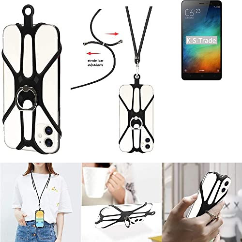 K-S-Trade Collana Per Xiaomi Redmi Note 3 (32 GB) 3in1 Catena Di Telefonia Mobile Banda Collana Compatibile Con Smartphone Compatibile Con Xiaomi Redmi Note 3 (32 GB) Squillo Del Cellulare Girocollo