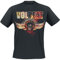 Volbeat Burning Skullwing Männer T-Shirt schwarz L 100% Baumwolle Band-Merch, Bands, Nachhaltigkeit