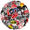 100pcs Rock Band Aufkleber Aufkleber für Wasserflasche Laptop Skateboard Gepäck Vinyl wasserdichte Aufkleber Wandtattoos Computer Aufkleber