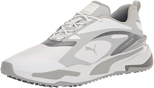 PUMA Herren GS-Fast Golfschuh, White-high Rise-Quiet Sha, 42 EU