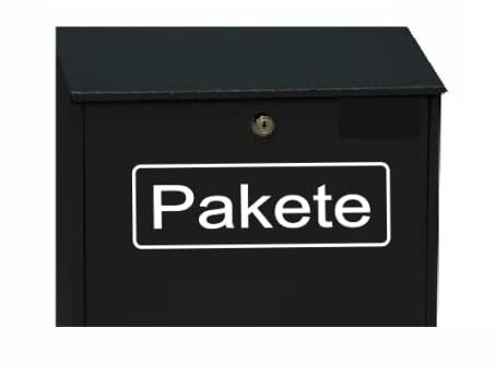 Generisch Paketbox Aufkleber Pakete Box Kennzeichnung Paket Box Aufkleber (R87tw/21) (10cm)