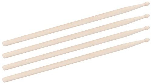 01 02 015 Drum Set Drum Sticks, 5A Ahorn Percussion Drums Jazz Drum Sticks für Light Rock(M02769)