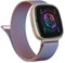 Vanjua Metallband für Fitbit Sense 2, Sense-Bänder, Fitbit Versa 4, Versa 3 Bänder für Damen und Herren, Versa 4 Smartwatch (groß, bunt)
