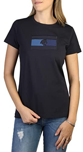 Tommy Hilfiger Equestrian Embroidery Logo T-Shirt Style Kurzarm Damen Desert Sky FS/22, Größe:M