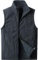 AIEOE Herren Weste Warm Gefüttert Fleeceweste mit Taschen Herrenweste für Herbst und Winter Grau 01 Herstellergröße 4XL/ EU Größe L